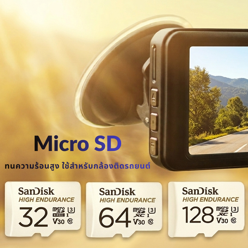SD Card - High Endurance สำหรับกล้องติดรถยนต์