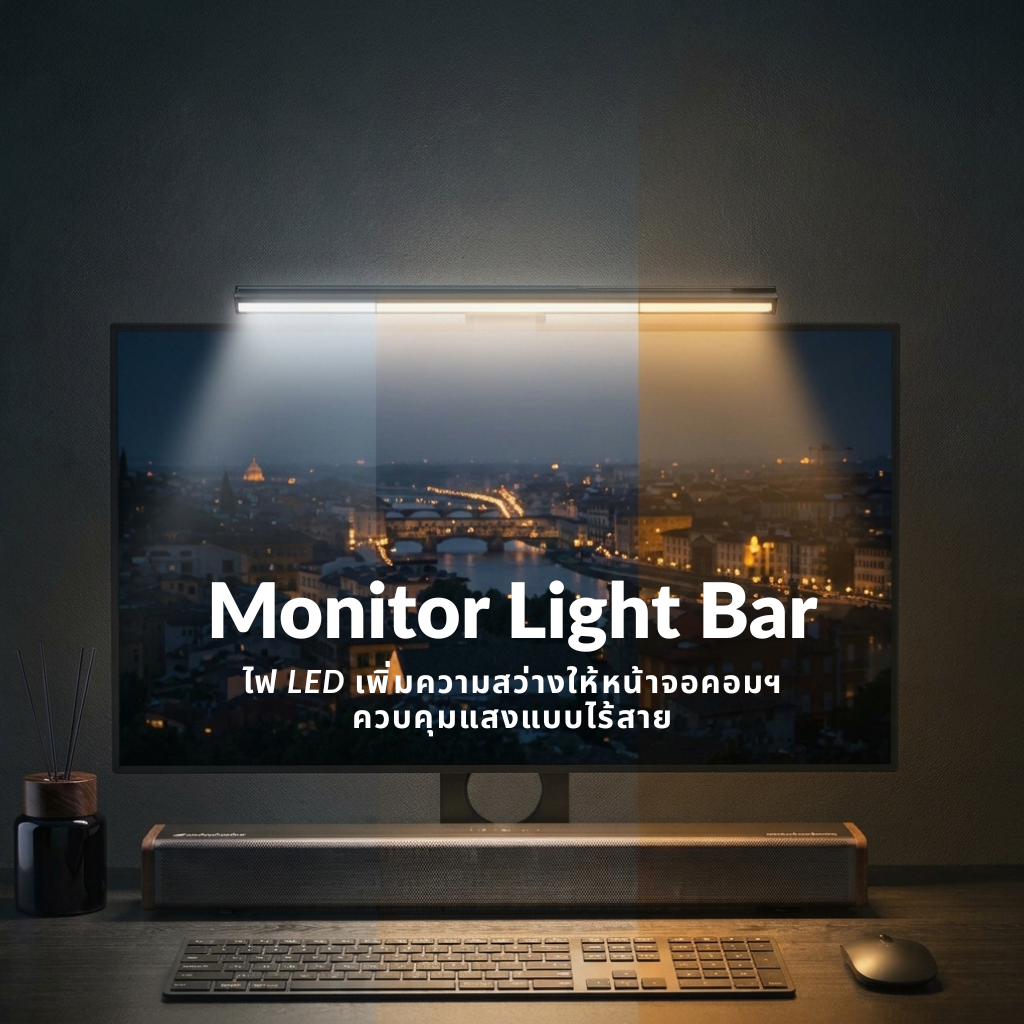 Monitor Light Bar - ไฟส่องหน้าจอคอมพิวเตอร์